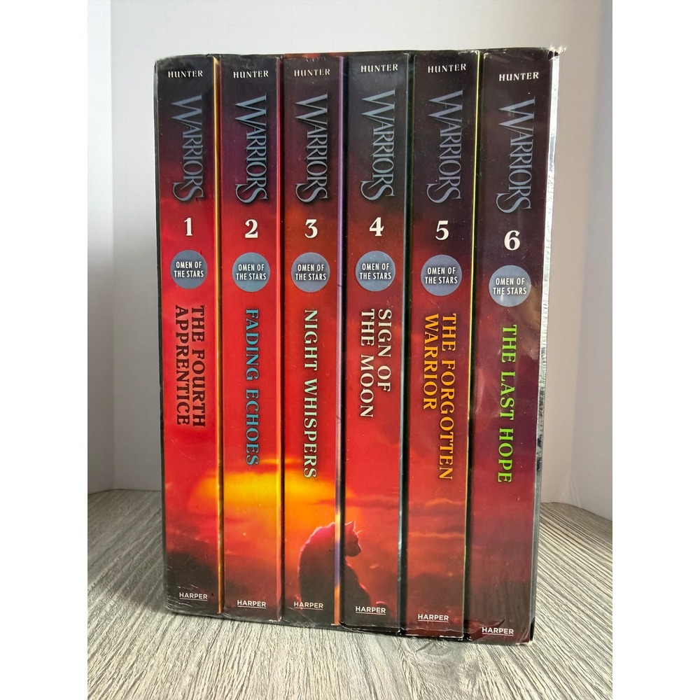 NEW Warriors: Omen of the Stars Complete Set Books 1-6 Paperback Erin Hunter
